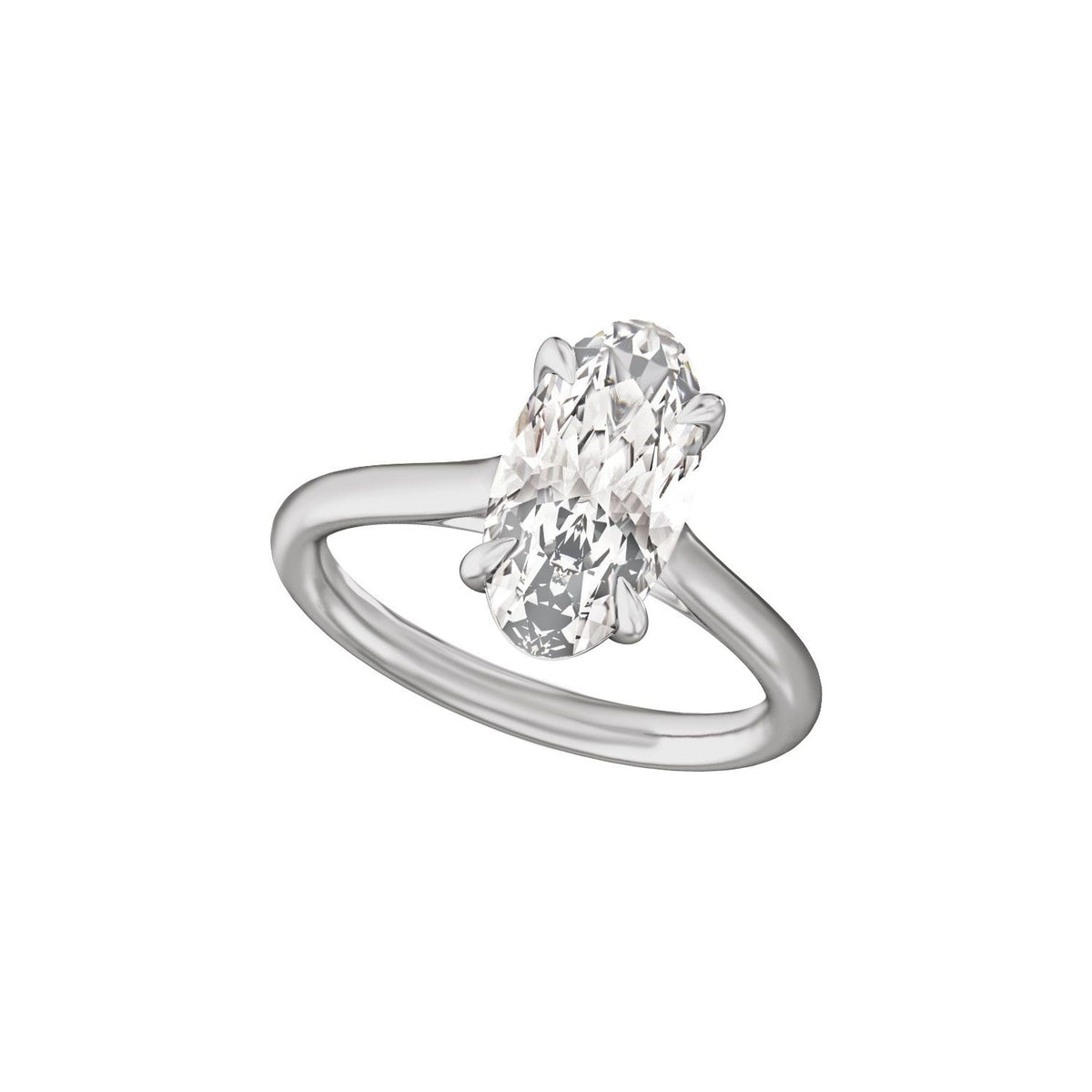 3 CTW Lab-Grown Diamond Engagement Ring