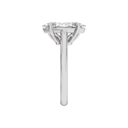 3 CTW Lab-Grown Diamond Engagement Ring