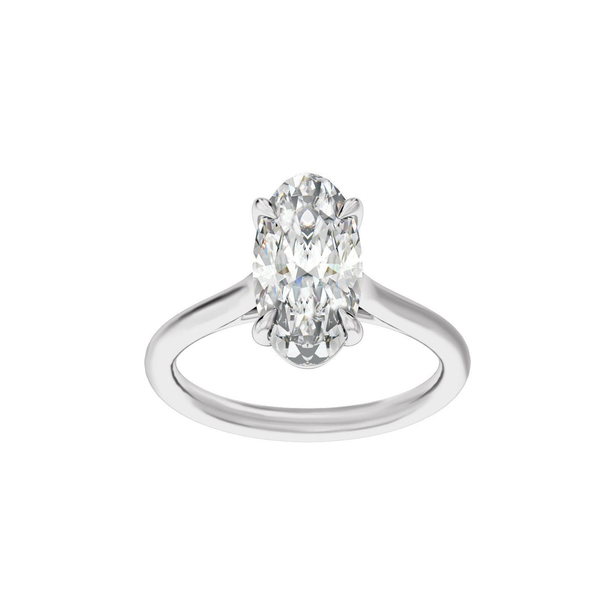 3 CTW Lab-Grown Diamond Engagement Ring