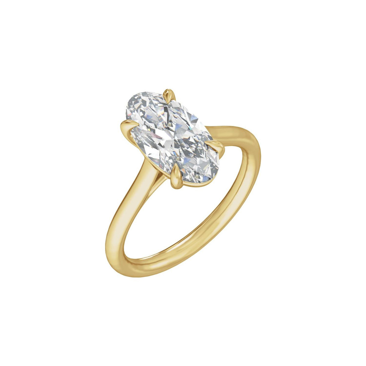 3 CTW Lab-Grown Diamond Engagement Ring