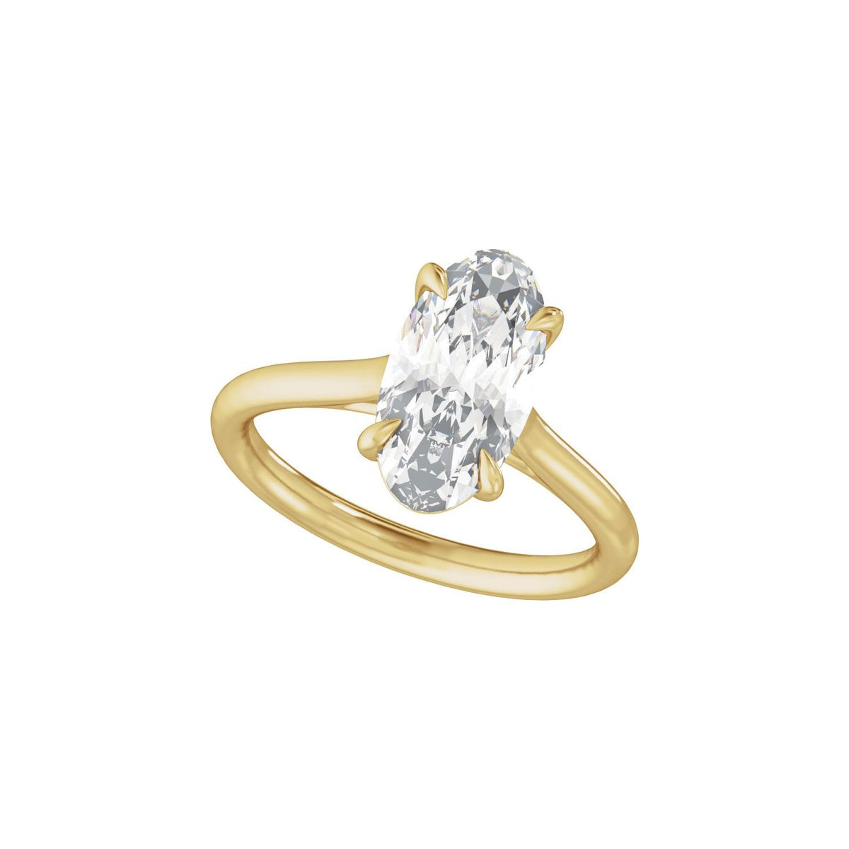 3 CTW Lab-Grown Diamond Engagement Ring