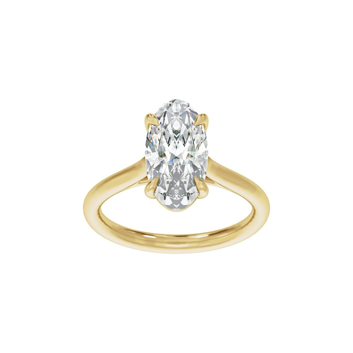 3 CTW Lab-Grown Diamond Engagement Ring