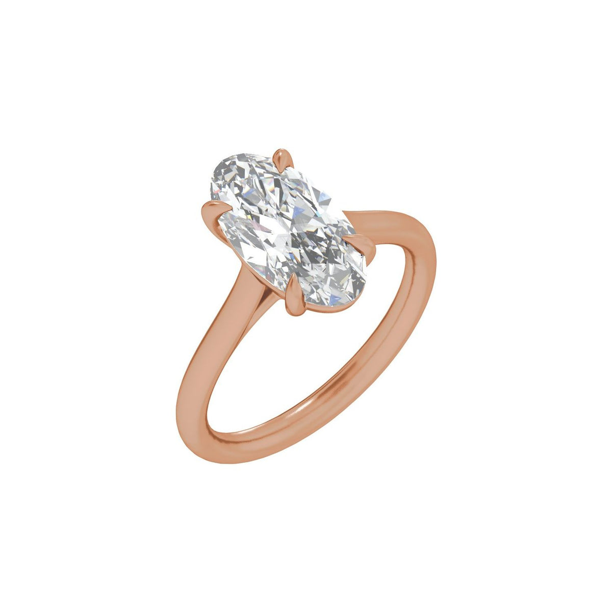 3 CTW Lab-Grown Diamond Engagement Ring