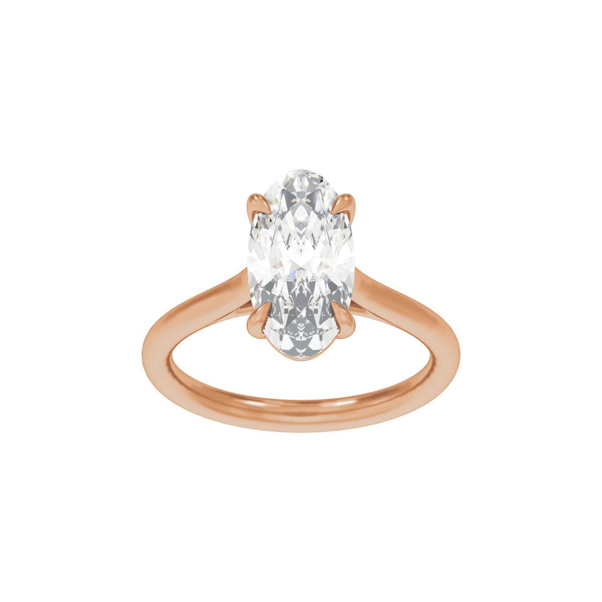 3 CTW Lab-Grown Diamond Engagement Ring
