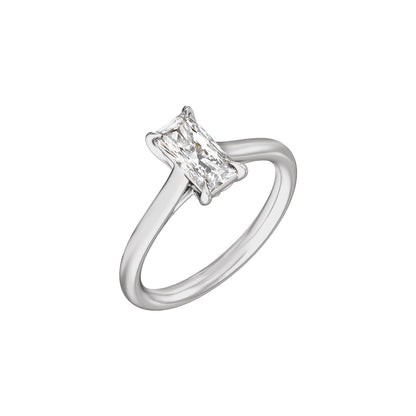 1 CTW Lab-Grown Diamond Engagement Ring, 10 mm