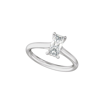 1 CTW Lab-Grown Diamond Engagement Ring, 10 mm