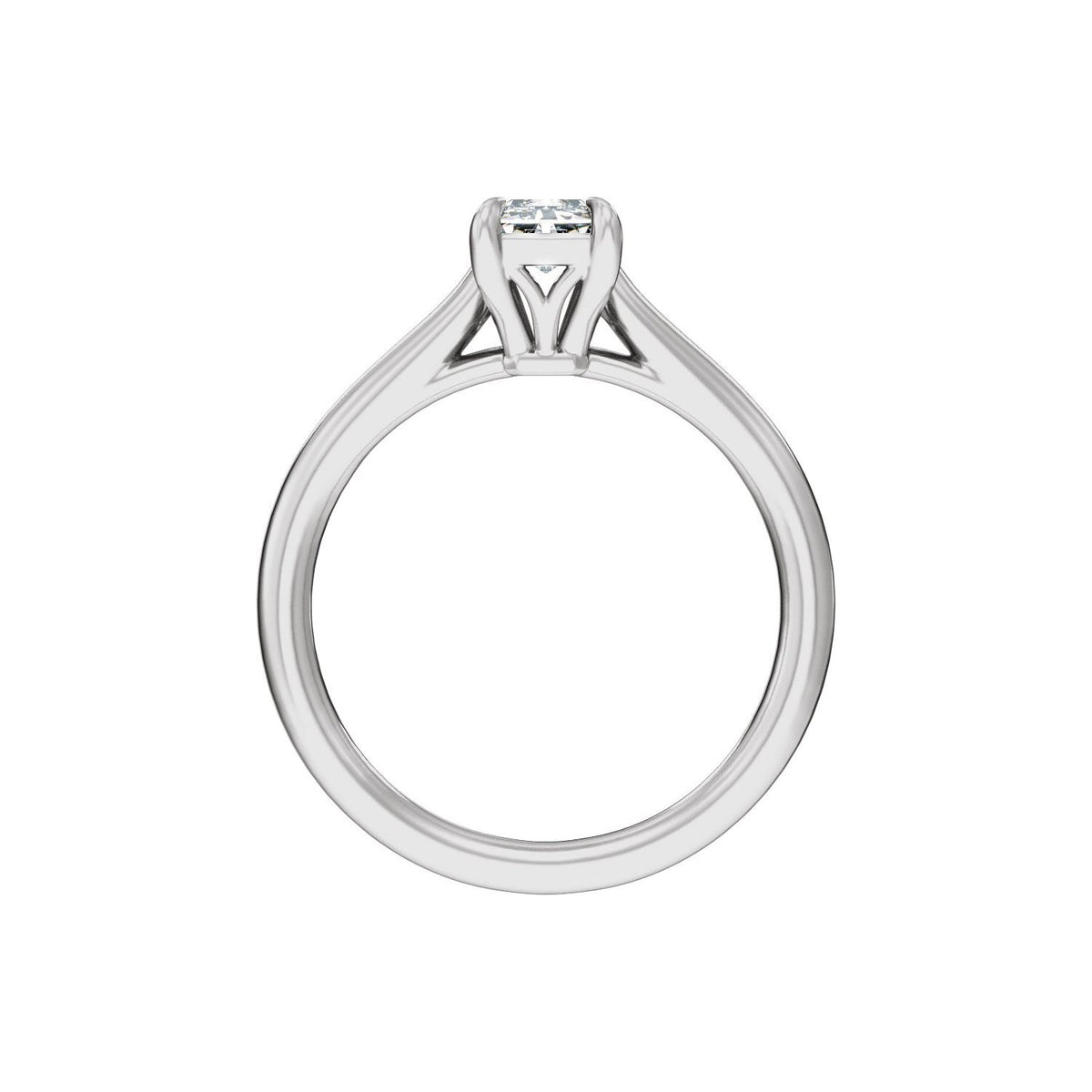 1 CTW Lab-Grown Diamond Engagement Ring, 10 mm