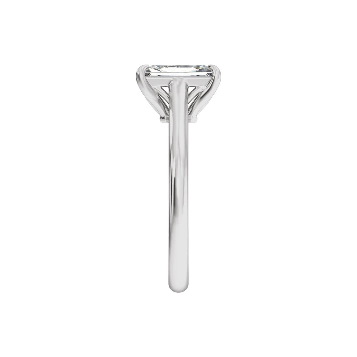 1 CTW Lab-Grown Diamond Engagement Ring, 10 mm