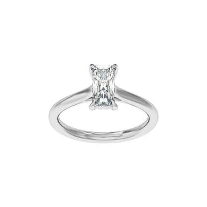 1 CTW Lab-Grown Diamond Engagement Ring, 10 mm
