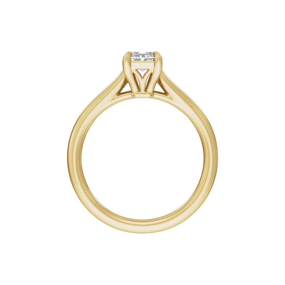 1 CTW Lab-Grown Diamond Engagement Ring, 10 mm