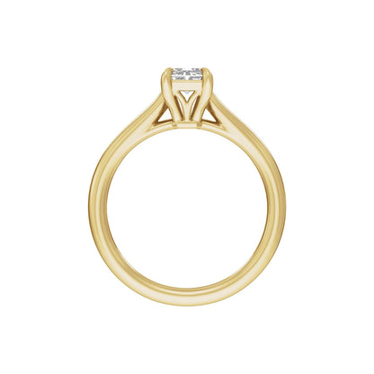1 CTW Lab-Grown Diamond Engagement Ring, 10 mm