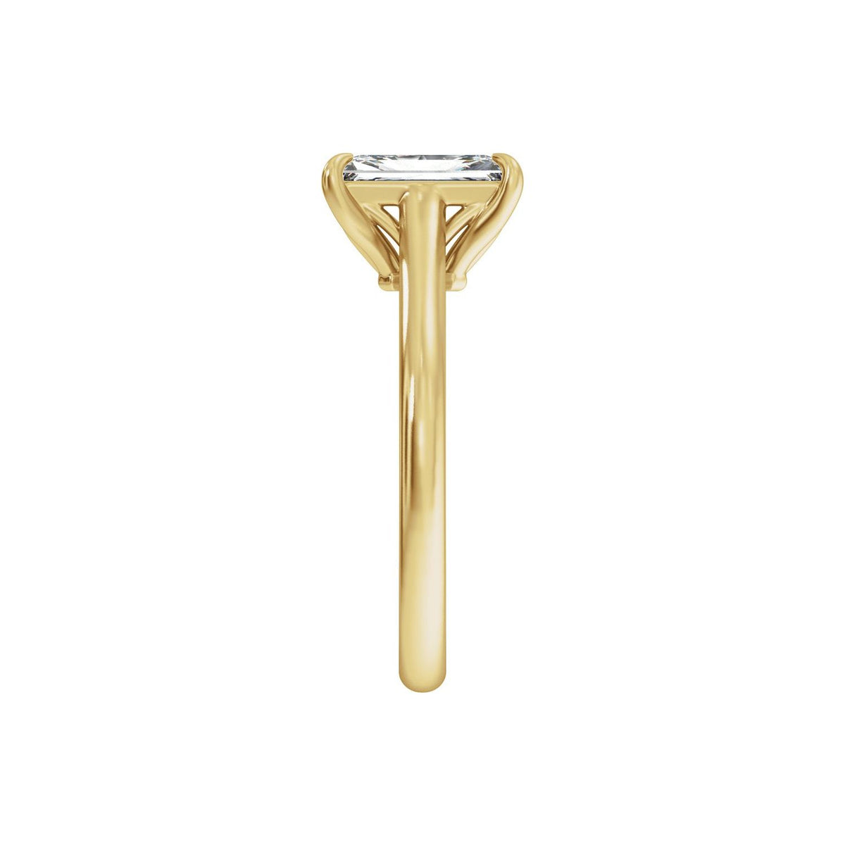 1 CTW Lab-Grown Diamond Engagement Ring, 10 mm