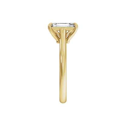 2 CTW Lab-Grown Diamond Engagement Ring, 12.1 mm