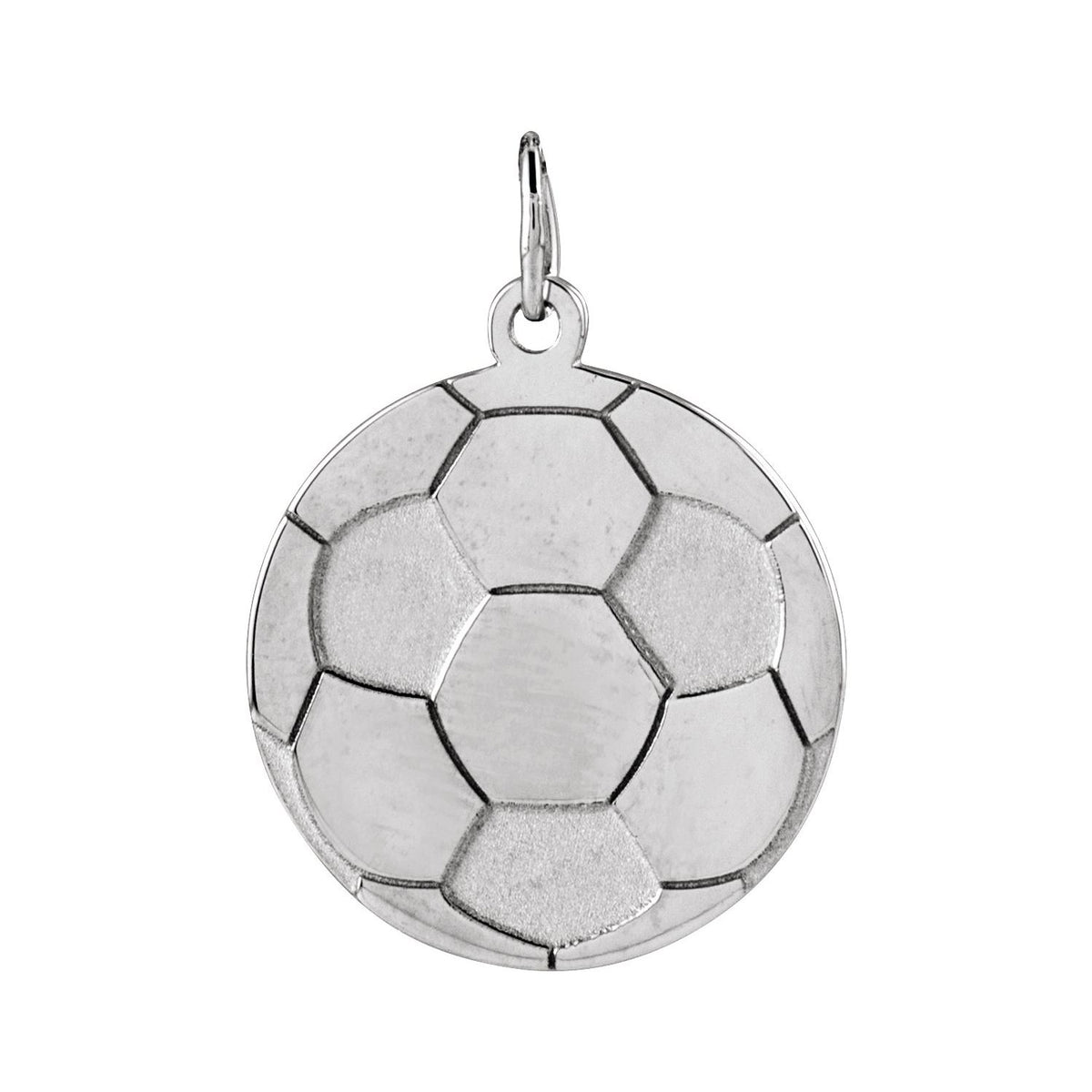 Engravable Soccer Pendant