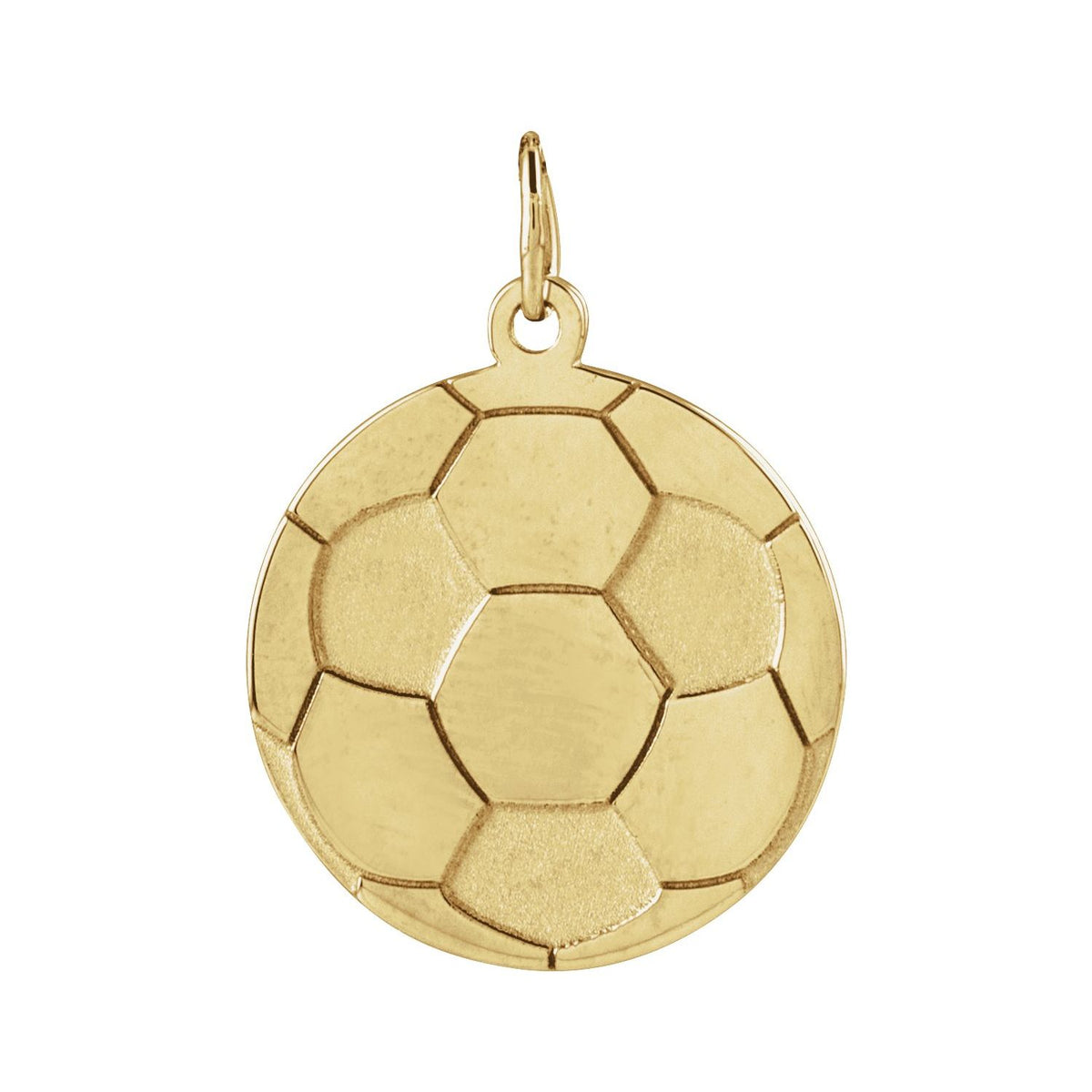 Engravable Soccer Pendant