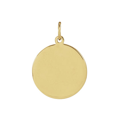 Engravable Soccer Pendant