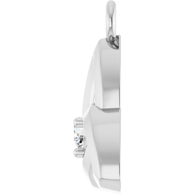 .03 CT Lab-Grown Diamond Celtic-Inspired Dangle