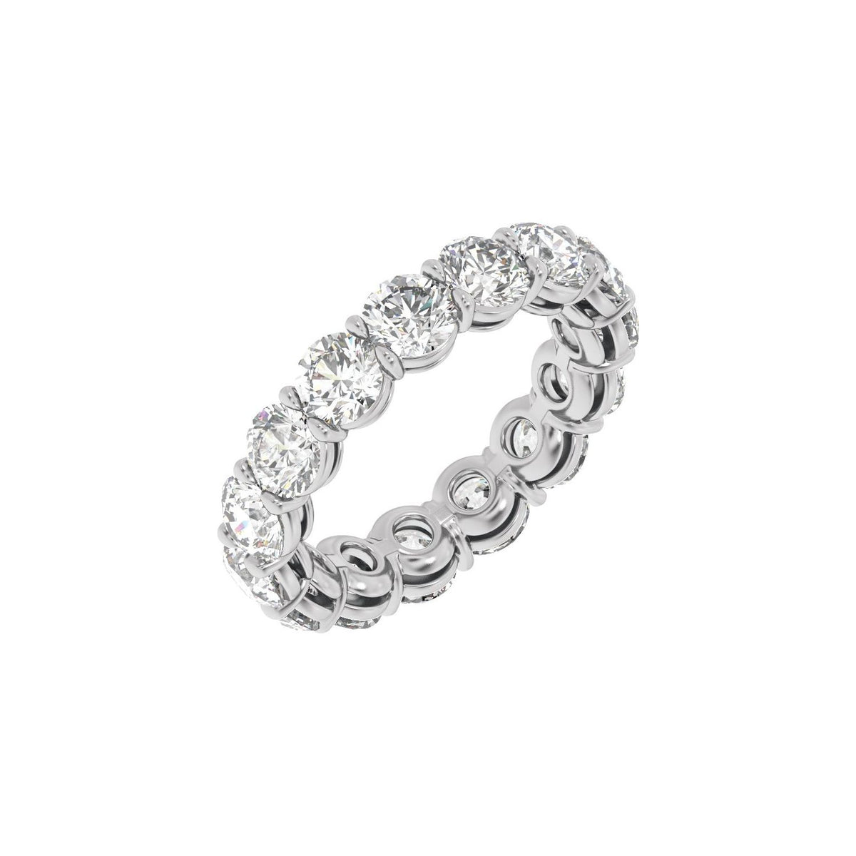 4 3/4 CTW Natural Diamond Low Profile Eternity Band