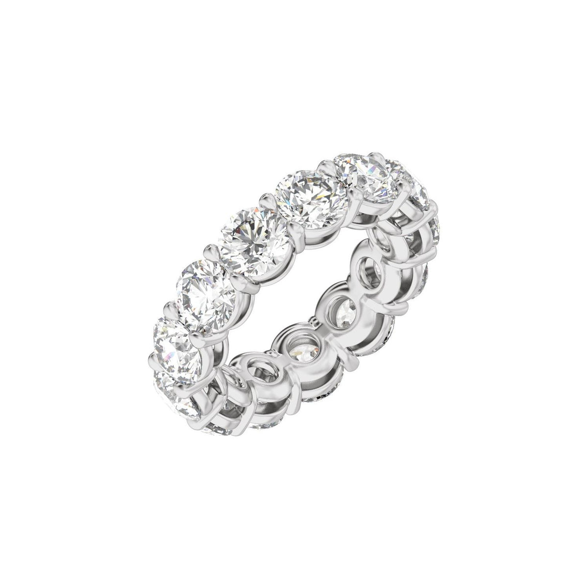 8 CTW Natural Diamond Low Profile Eternity Band