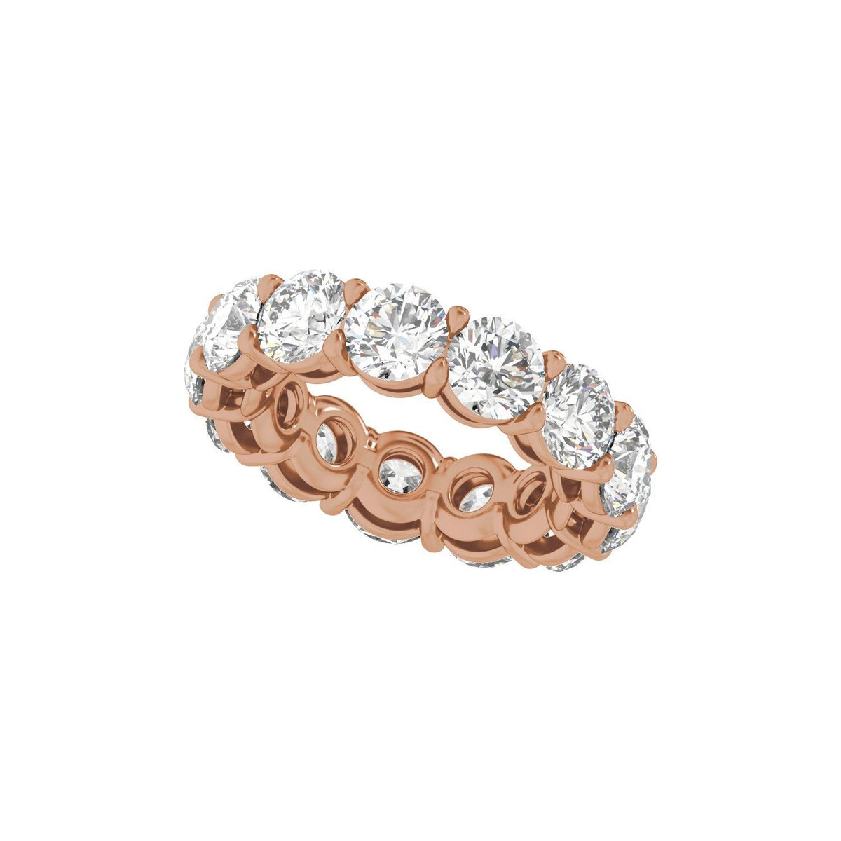 8 CTW Natural Diamond Low Profile Eternity Band