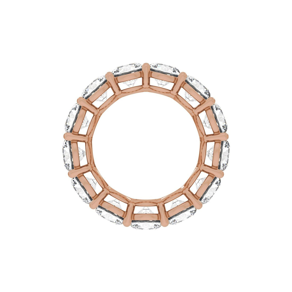 8 CTW Natural Diamond Low Profile Eternity Band