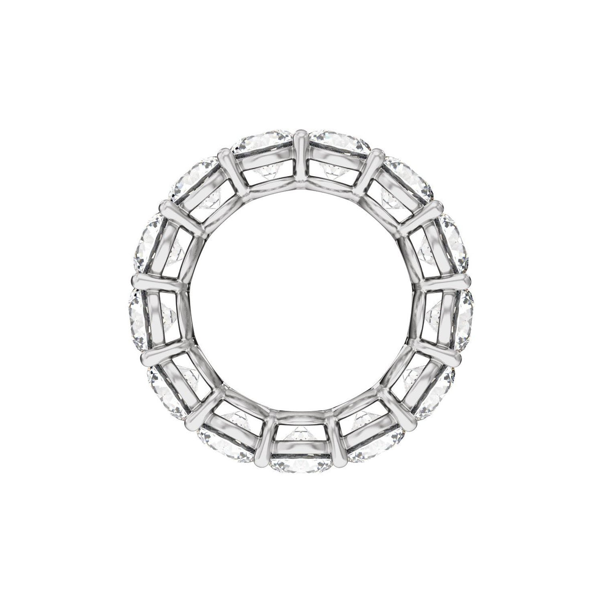 8 CTW Natural Diamond Low Profile Eternity Band