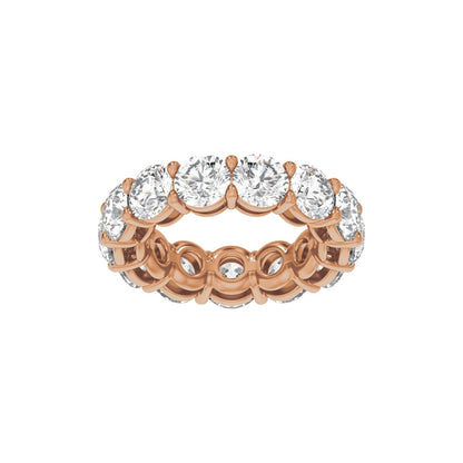 8 CTW Natural Diamond Low Profile Eternity Band