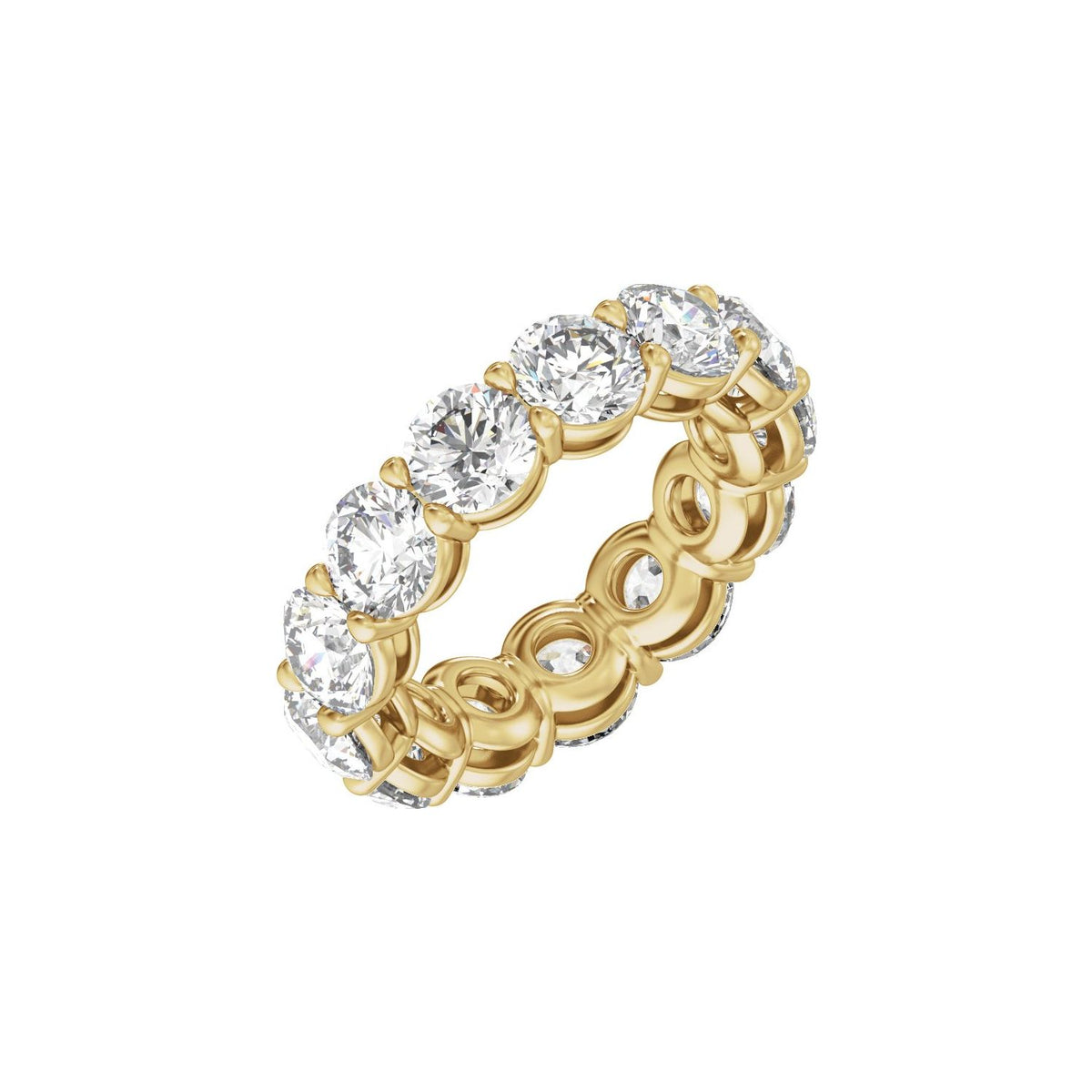 8 CTW Natural Diamond Low Profile Eternity Band