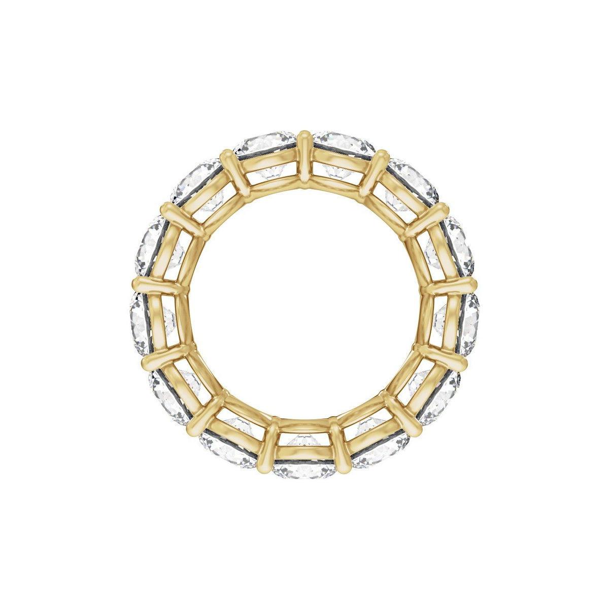 8 CTW Natural Diamond Low Profile Eternity Band