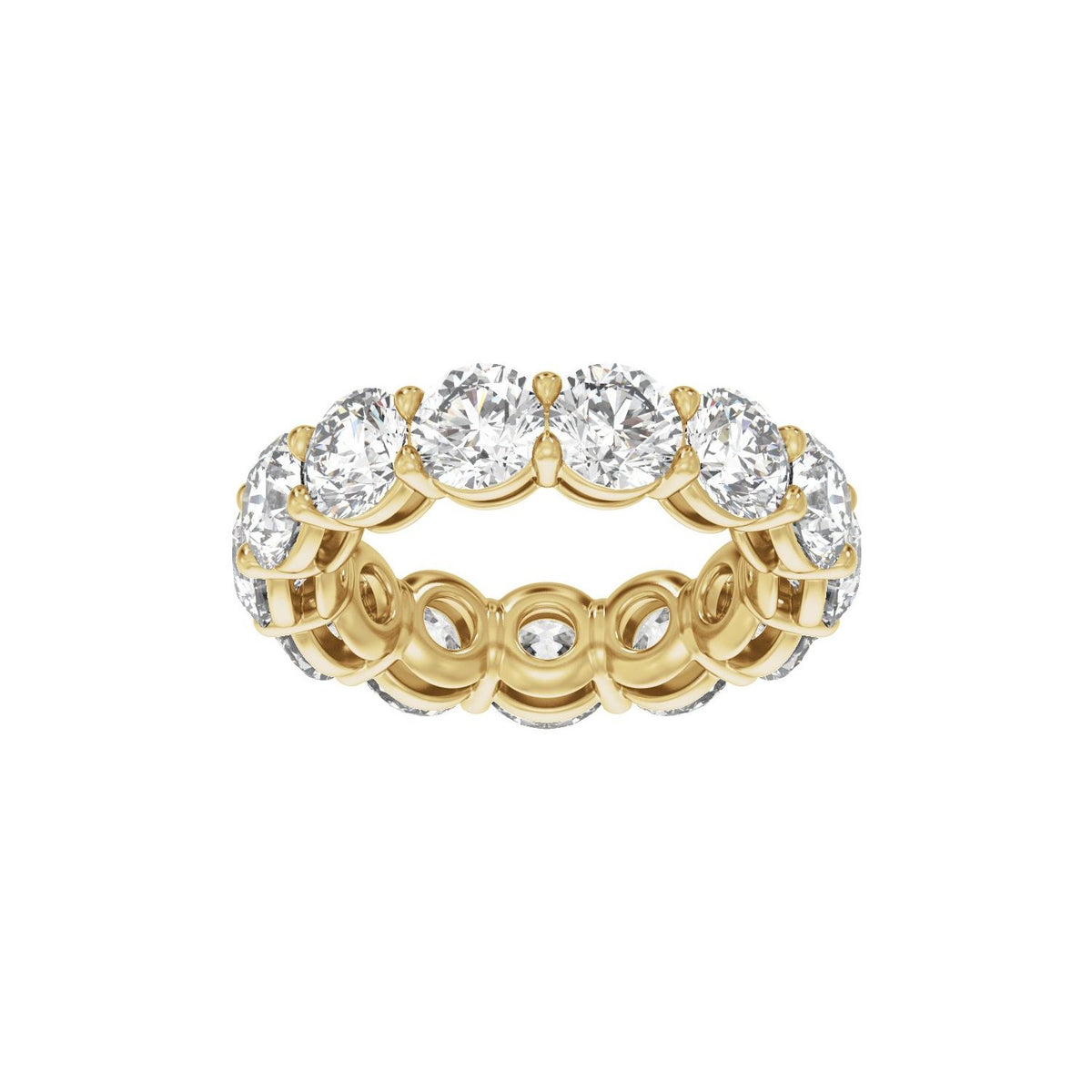 8 CTW Natural Diamond Low Profile Eternity Band