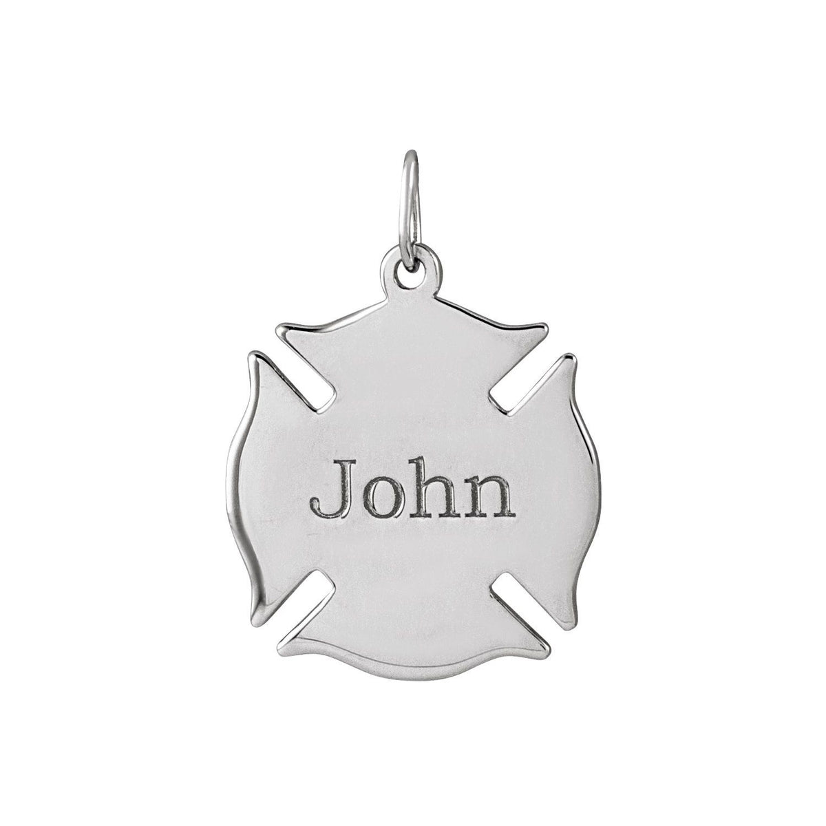 Engravable Fireman Pendant