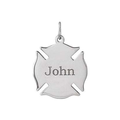 Engravable Fireman Pendant