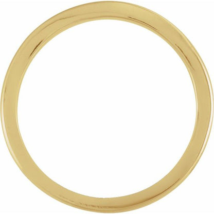 Matching Band for 4.5x4.5 mm Square Ring