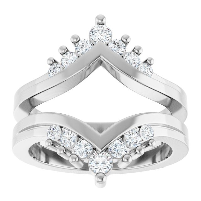 3/8 CTW Lab-Grown Diamond Ring Guard
