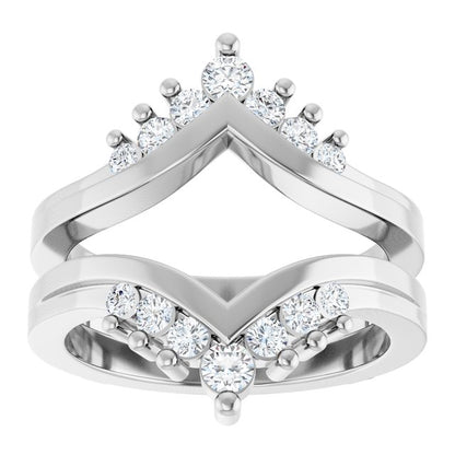 3/8 CTW Lab-Grown Diamond Ring Guard