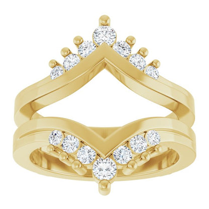 3/8 CTW Lab-Grown Diamond Ring Guard