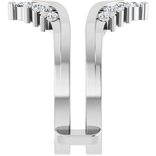 3/8 CTW Lab-Grown Diamond Ring Guard