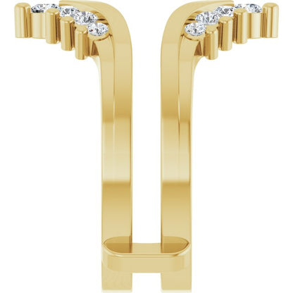 3/8 CTW Lab-Grown Diamond Ring Guard