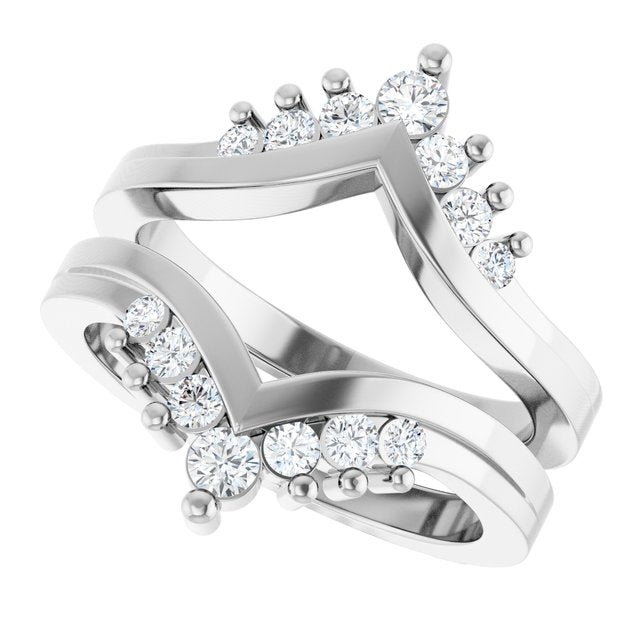 3/8 CTW Lab-Grown Diamond Ring Guard