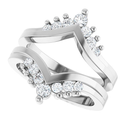 3/8 CTW Lab-Grown Diamond Ring Guard