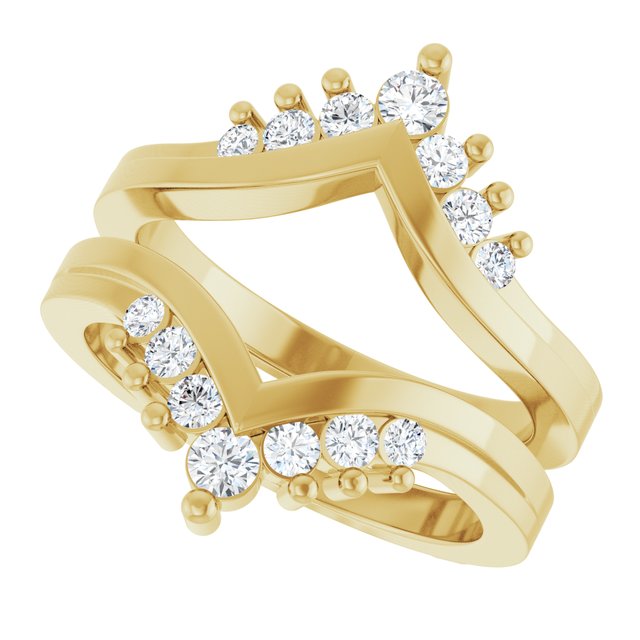 3/8 CTW Lab-Grown Diamond Ring Guard