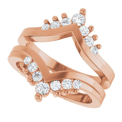 3/8 CTW Lab-Grown Diamond Ring Guard