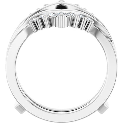 3/8 CTW Lab-Grown Diamond Ring Guard