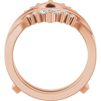 3/8 CTW Lab-Grown Diamond Ring Guard