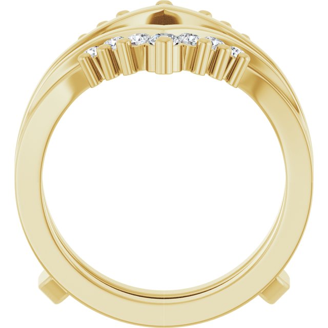 3/8 CTW Lab-Grown Diamond Ring Guard
