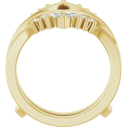 3/8 CTW Lab-Grown Diamond Ring Guard