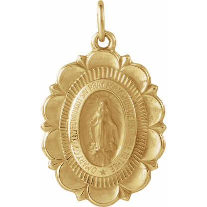 Oval Miraculous Medal
