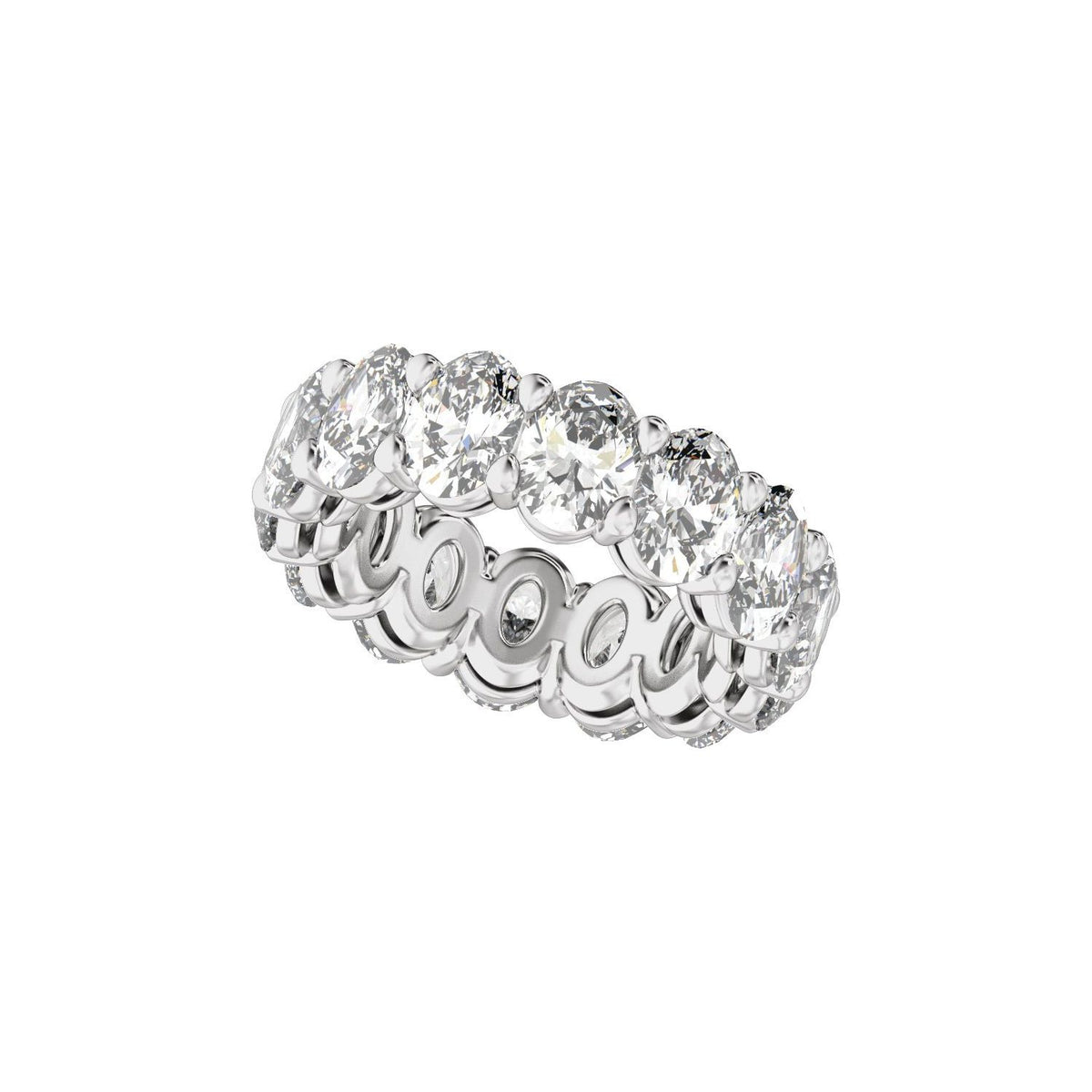 9 3/8 CTW Natural Diamond Low Profile Eternity Band
