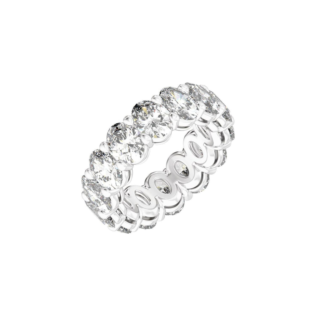 9 3/8 CTW Natural Diamond Low Profile Eternity Band