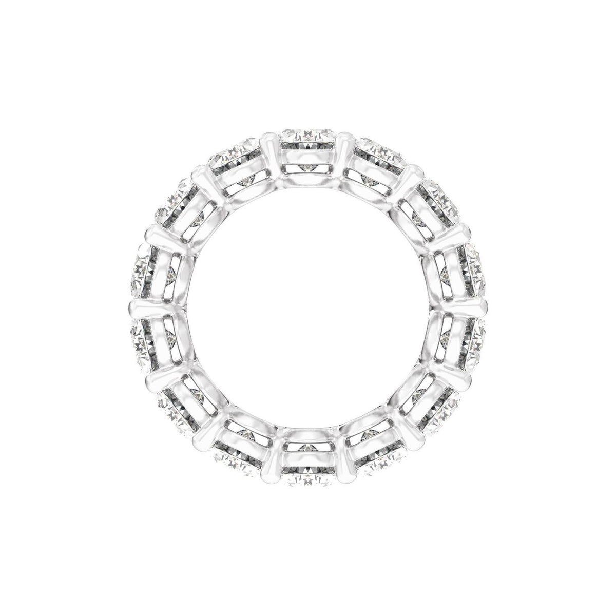 9 3/8 CTW Natural Diamond Low Profile Eternity Band